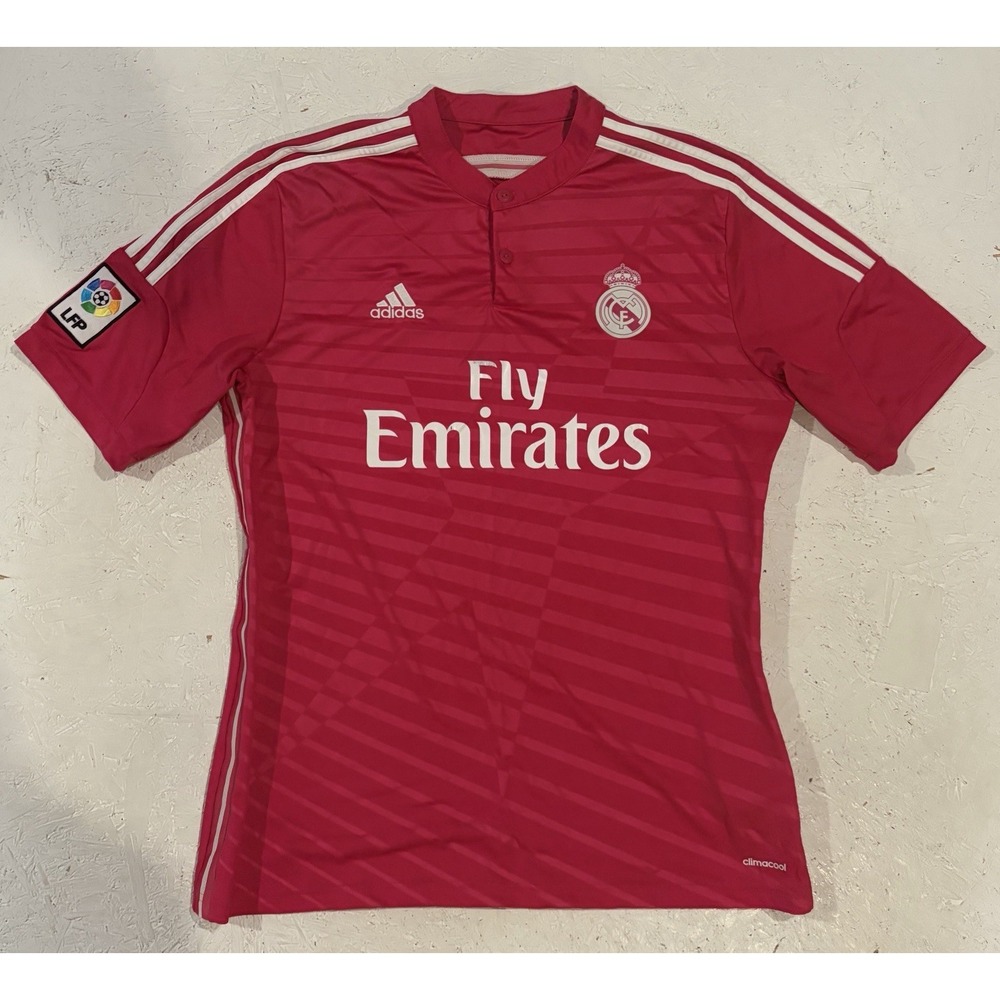 Adidas Real Madrid 2014/15 Climacool Pink Football Soccer M37315 Jersey Mens L